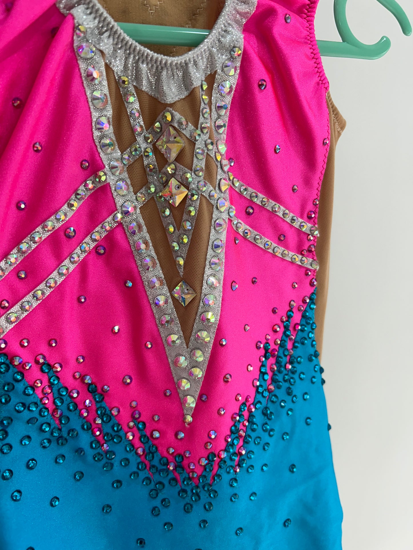 Maillot azul y rosa~ Talla 8