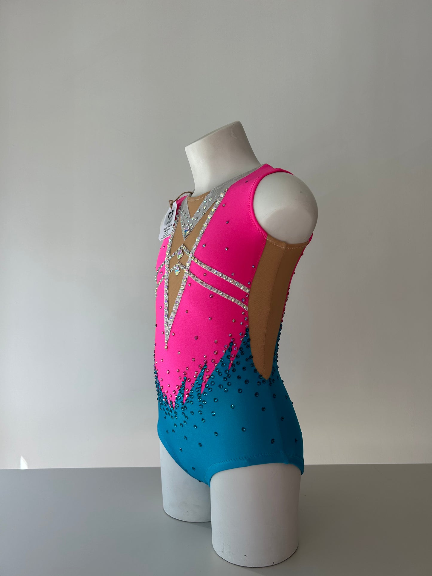 Maillot azul y rosa~ Talla 8