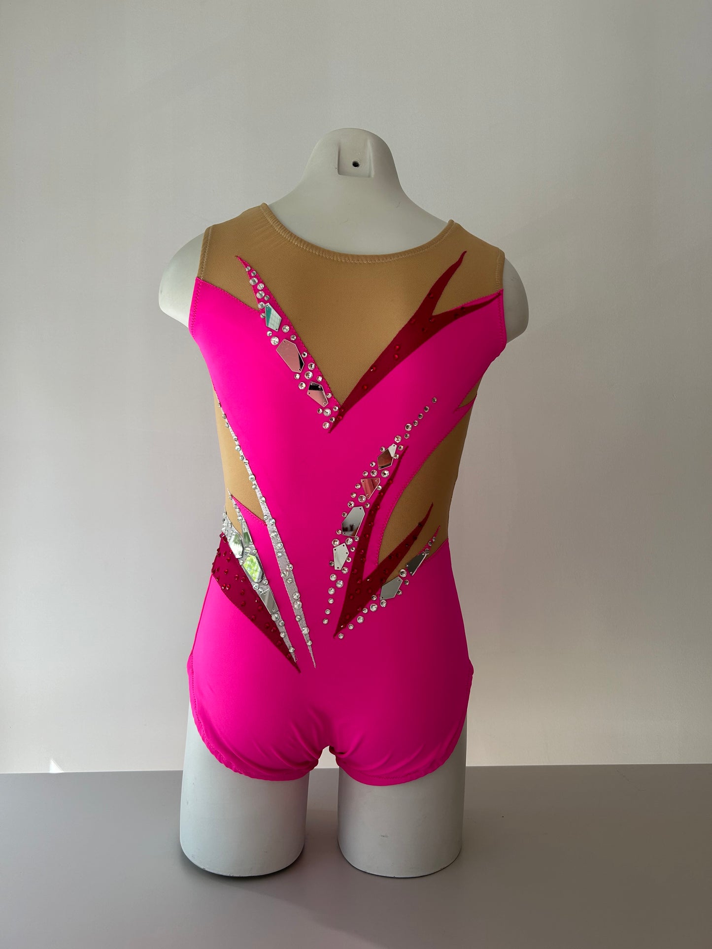Maillot rosa fluor ~ Talla 12