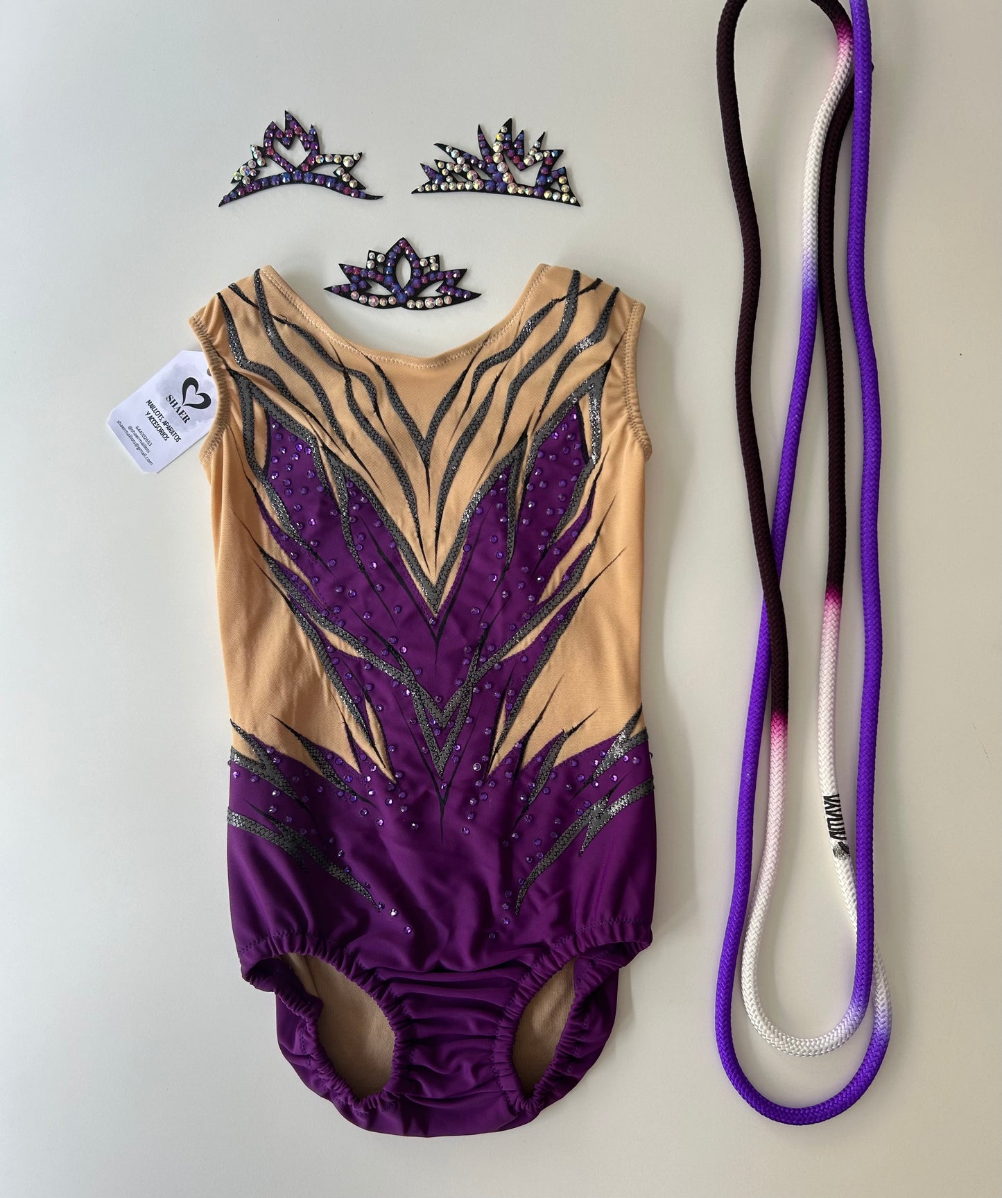 Maillot morado ~ Talla 12