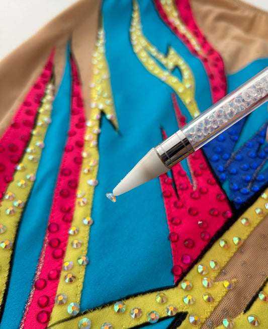 Lápiz de cera para colocación de cristales