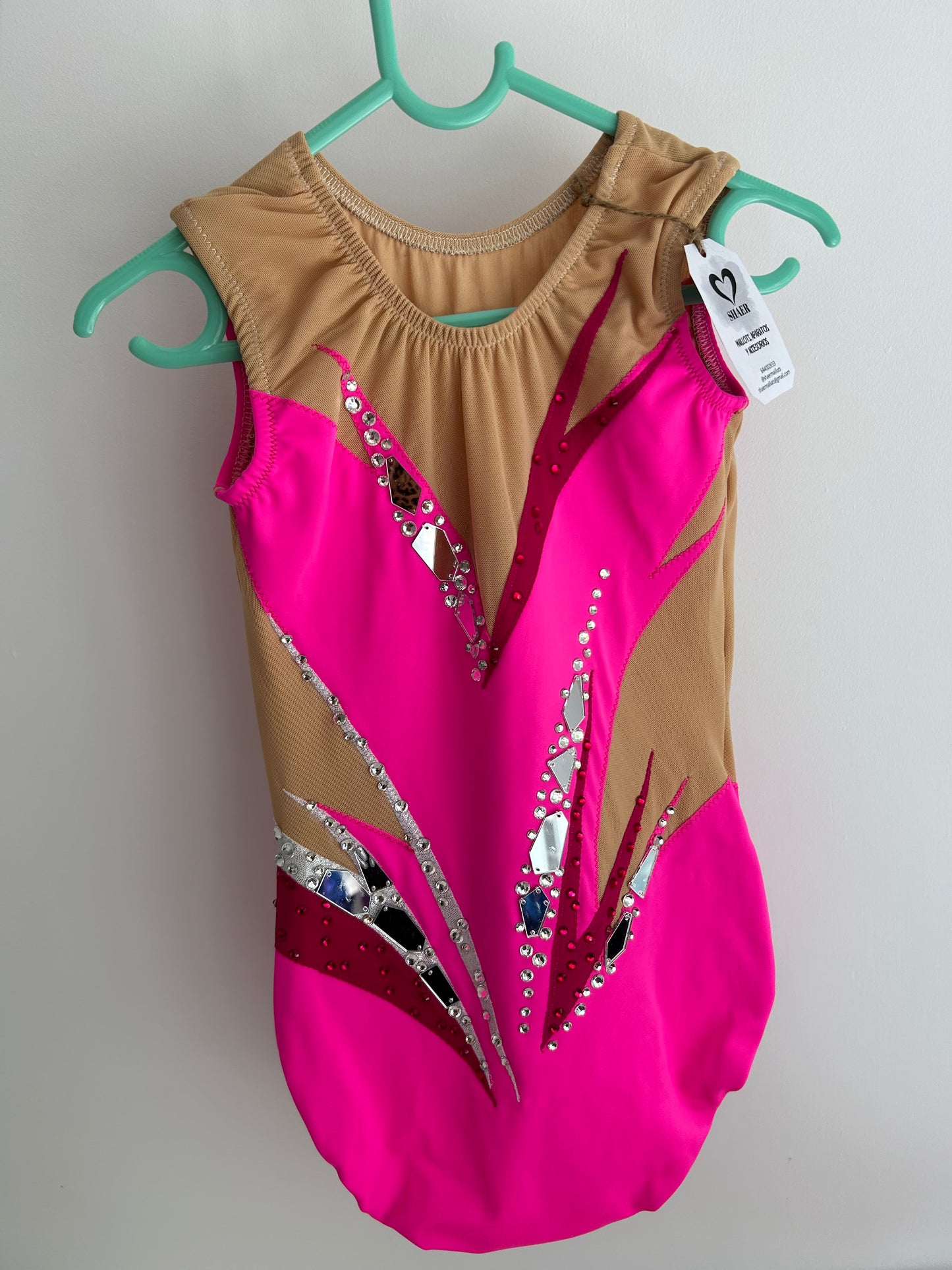 Maillot rosa fluor ~ Talla 12