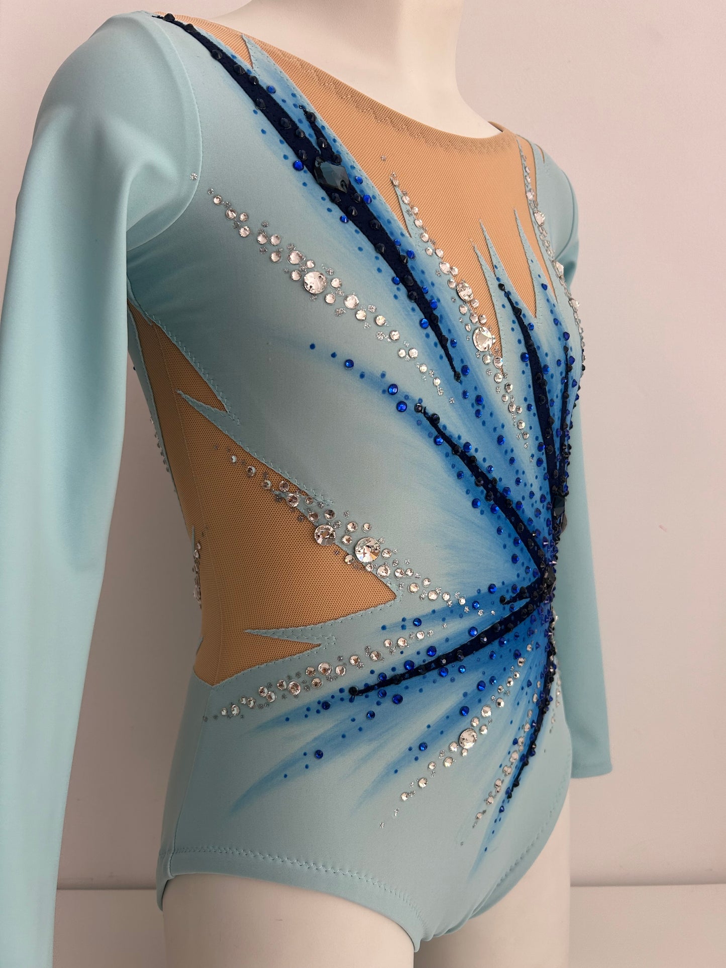 Maillot azul degradado ~ Talla 12
