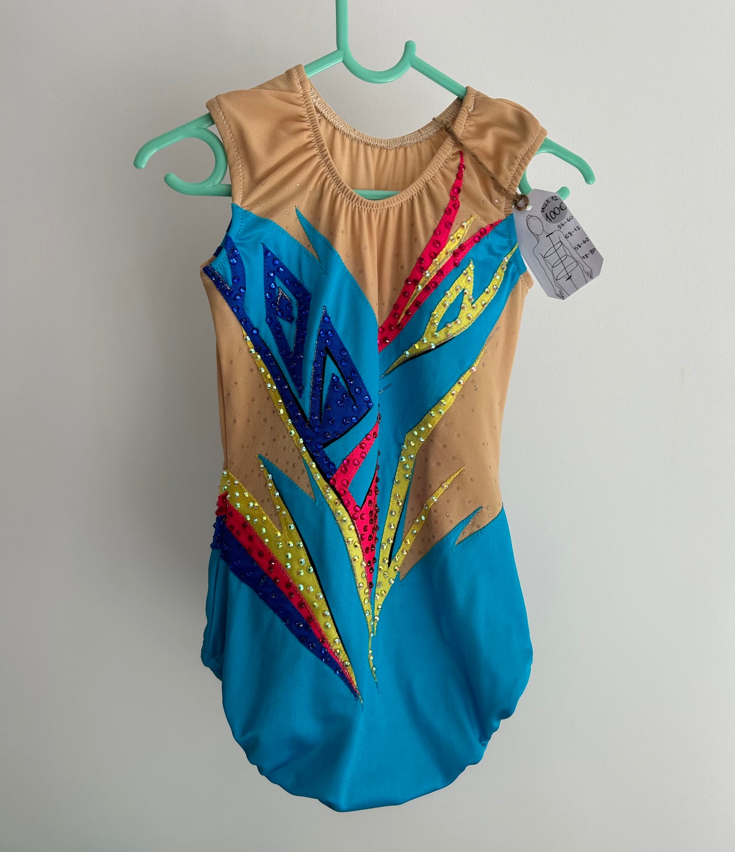 Maillot azul y colores ~ Talla 12
