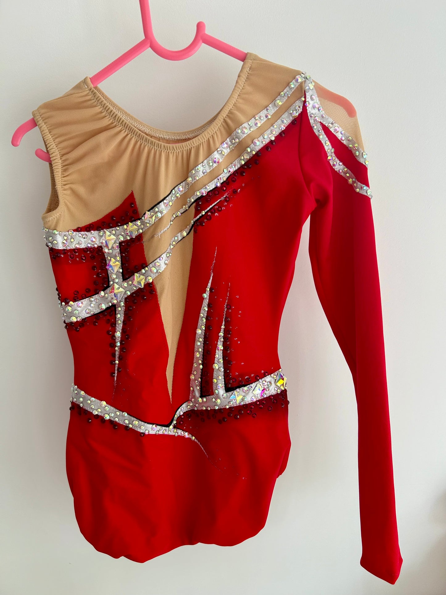 Maillot rojo y plata ~ Talla 14