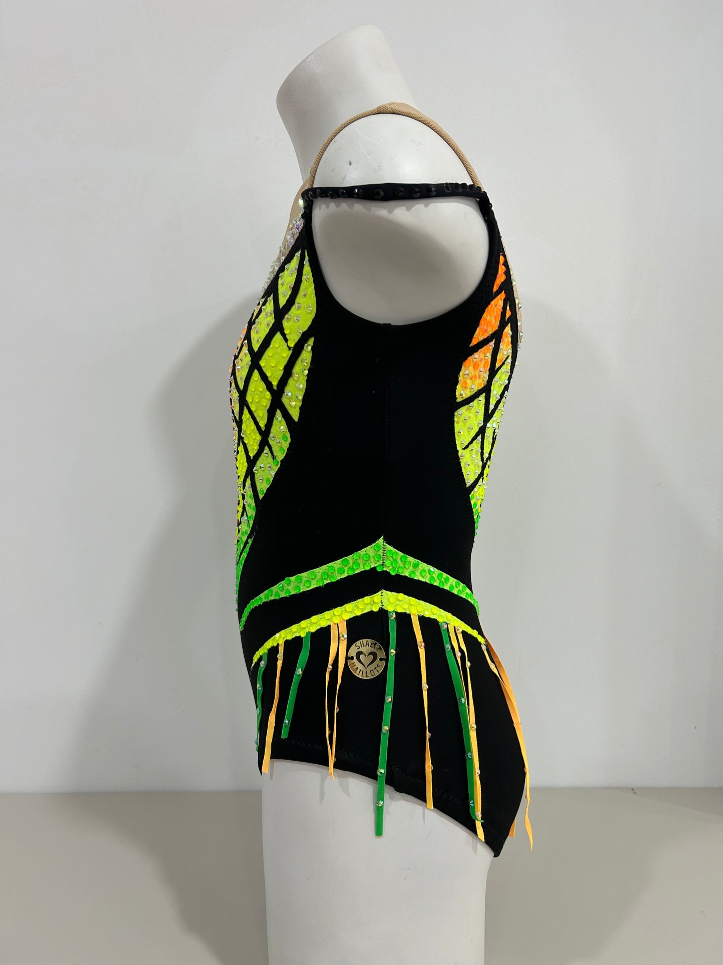 Maillot negro y amarillo ~ Talla 12