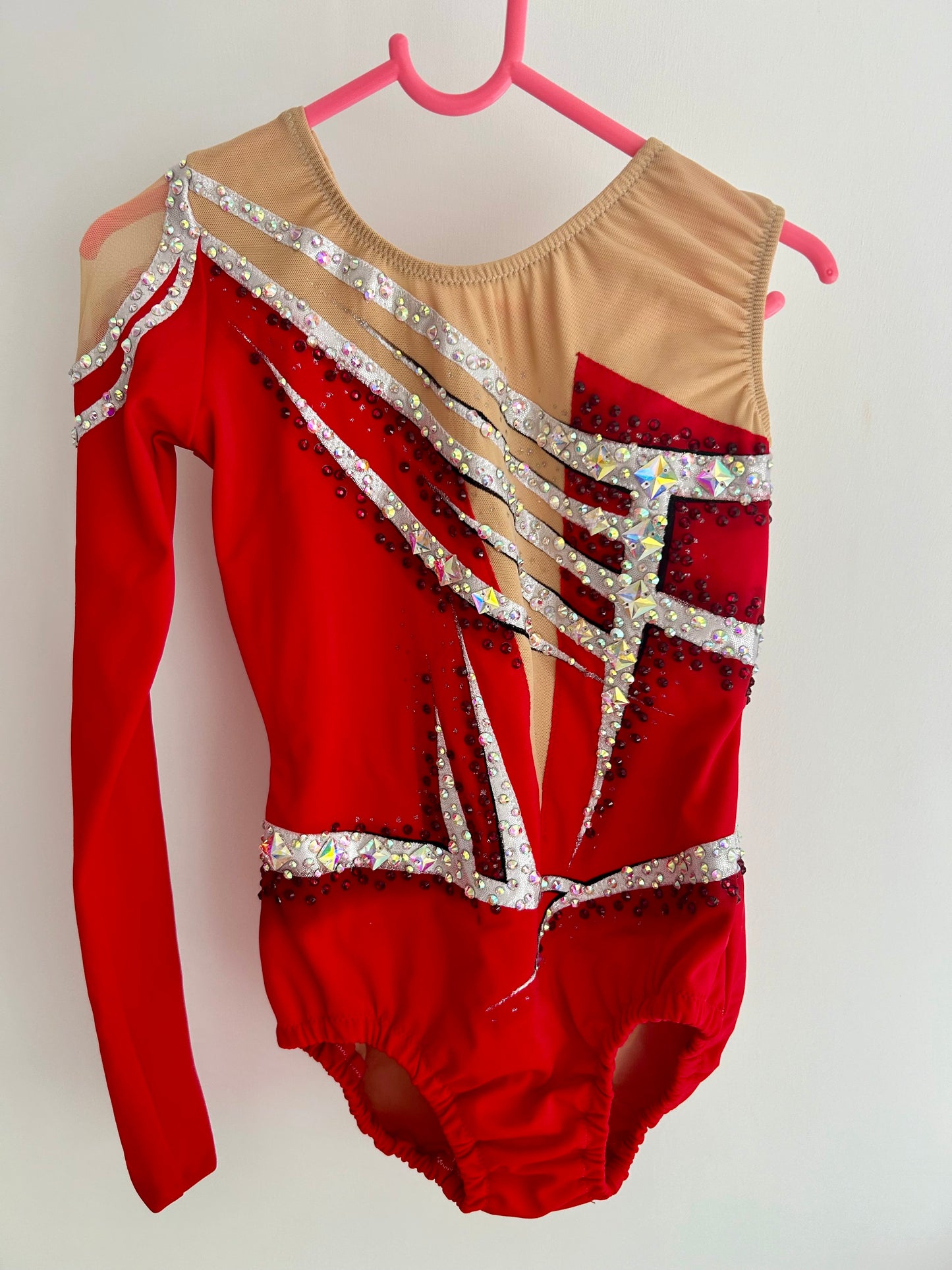 Maillot rojo y plata ~ Talla 14