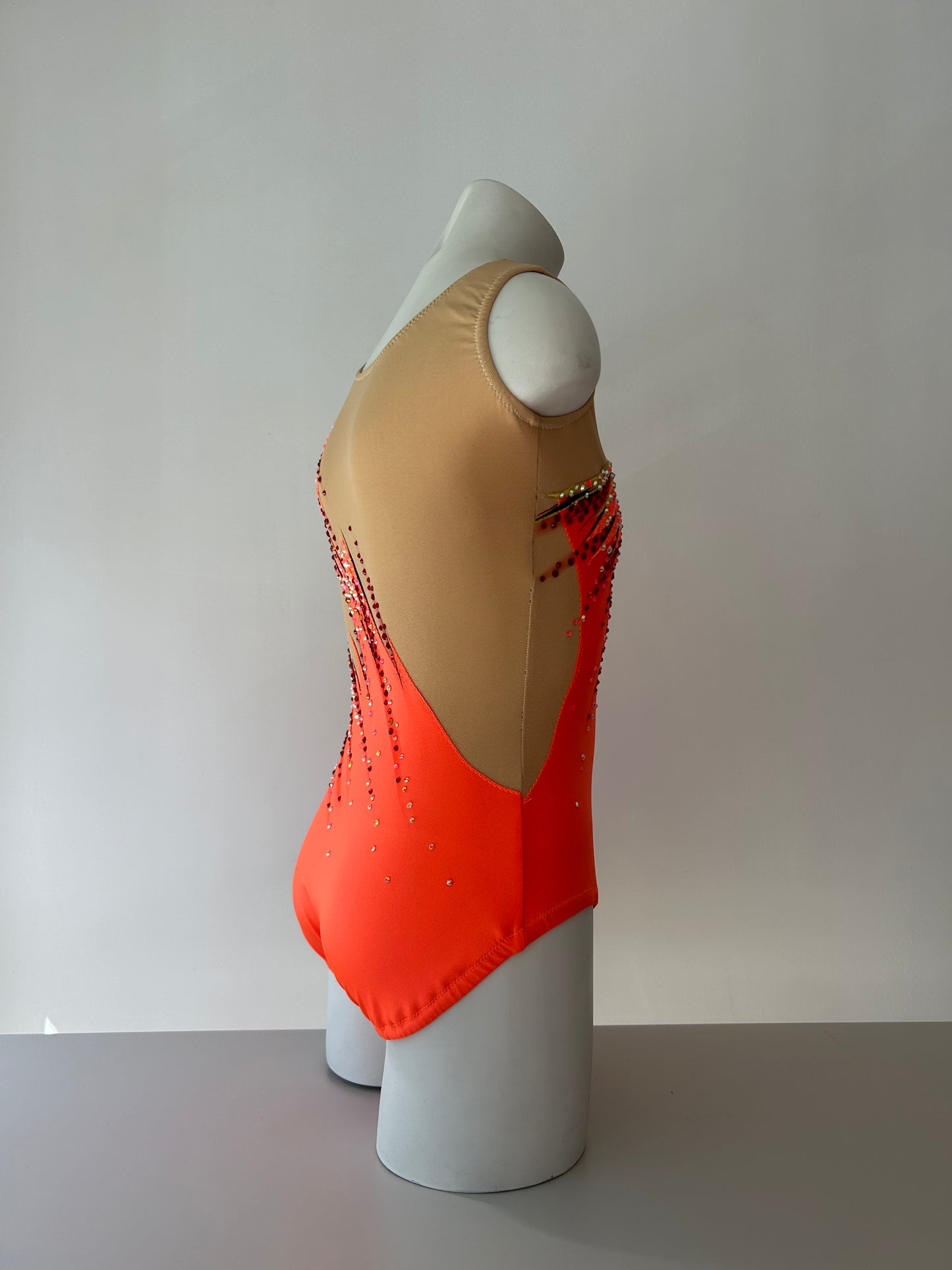 Maillot amarillo y naranja ~ Talla 14