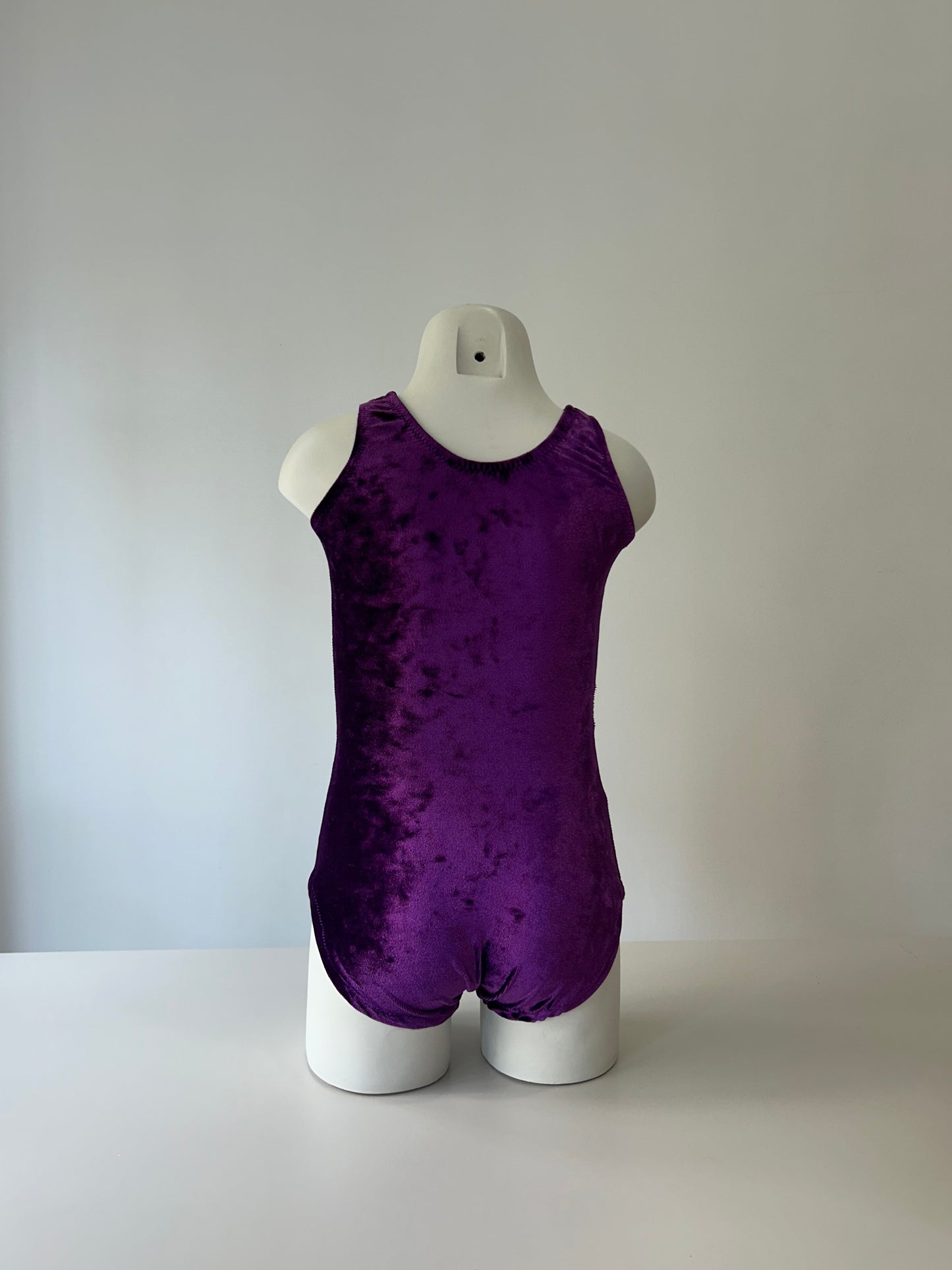Maillot morado de terciopelo ~ Talla 4