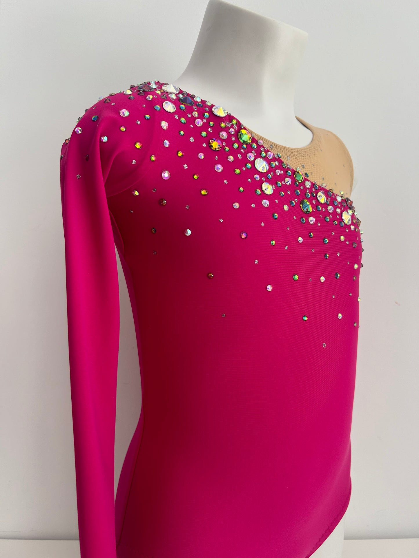 Maillot fucsia oscuro ~ talla 10