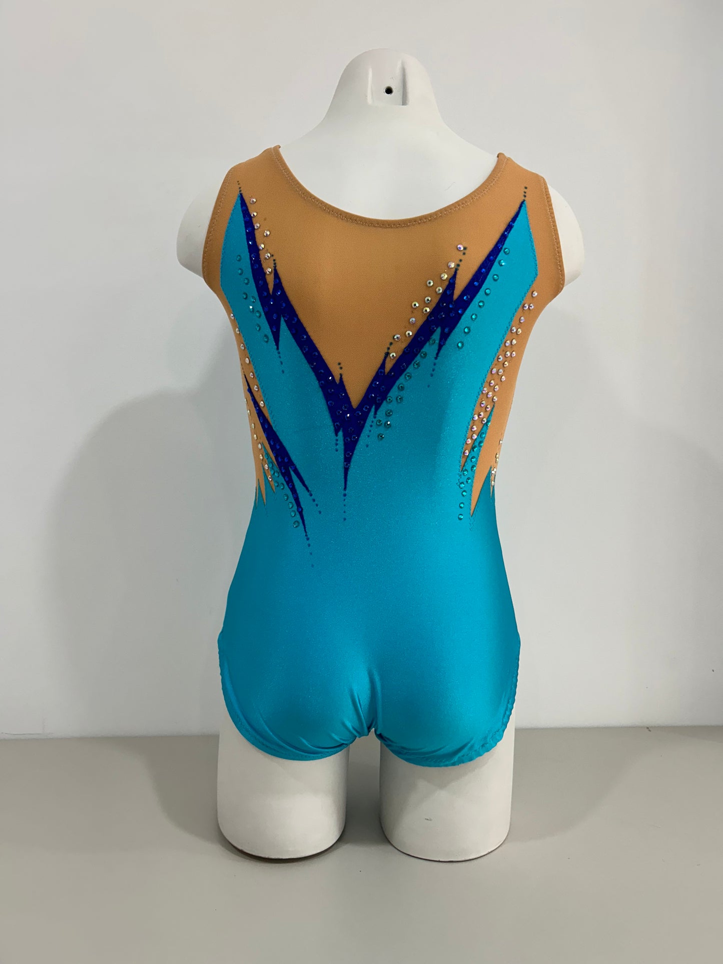 maillot competicion gimnasia ritmica en madrid y online malla mallas mayot maiot mallots en venta comprar online shaer azul carne en venta