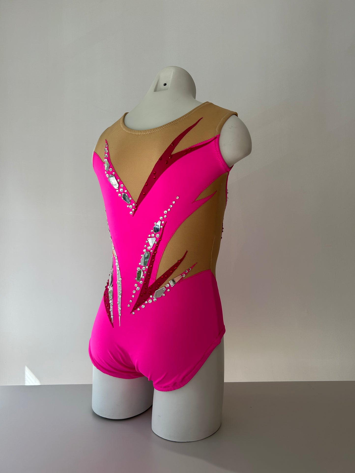 Maillot rosa fluor ~ Talla 12