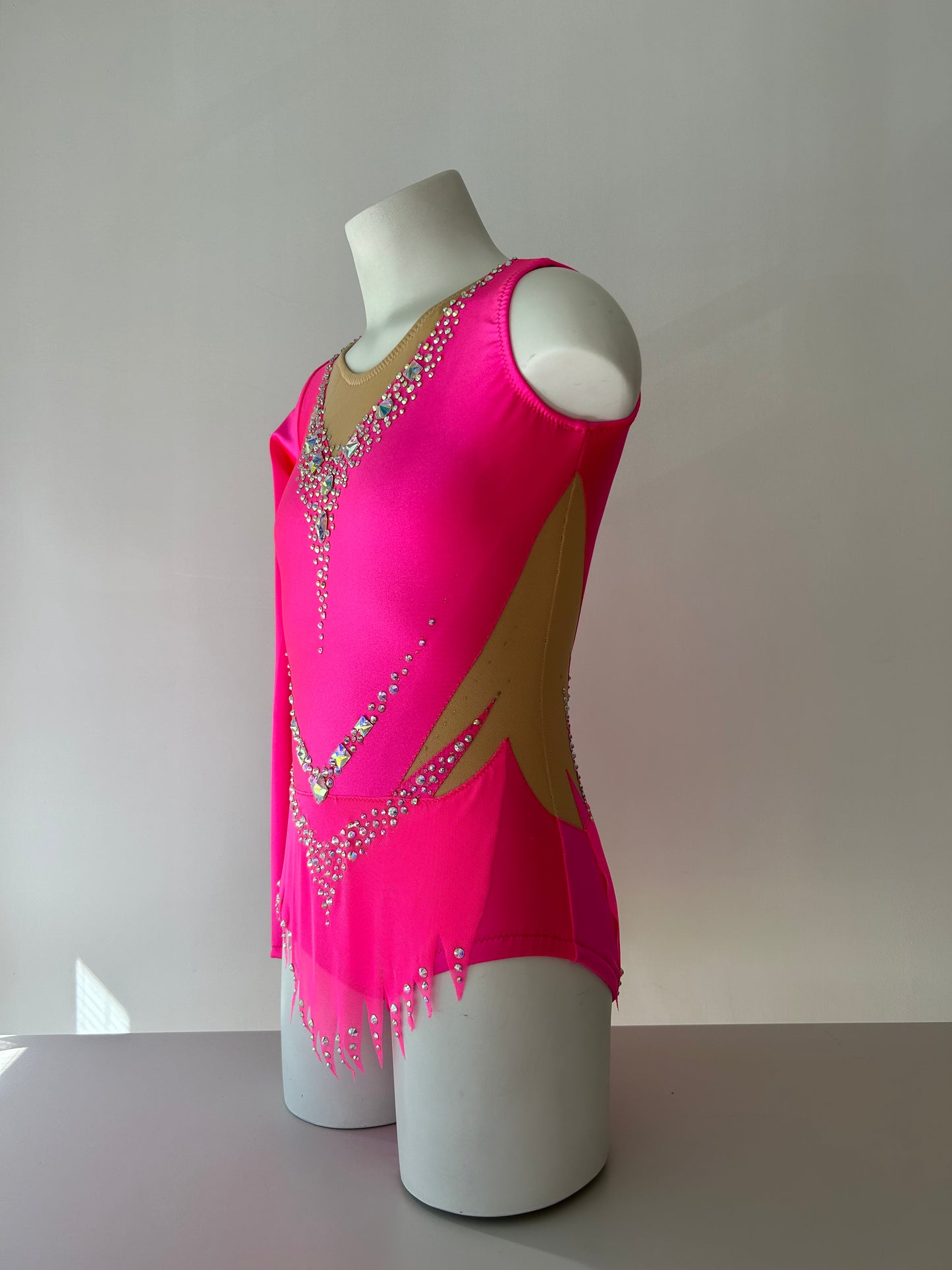 Maillot rosa flúor ~ Talla 14