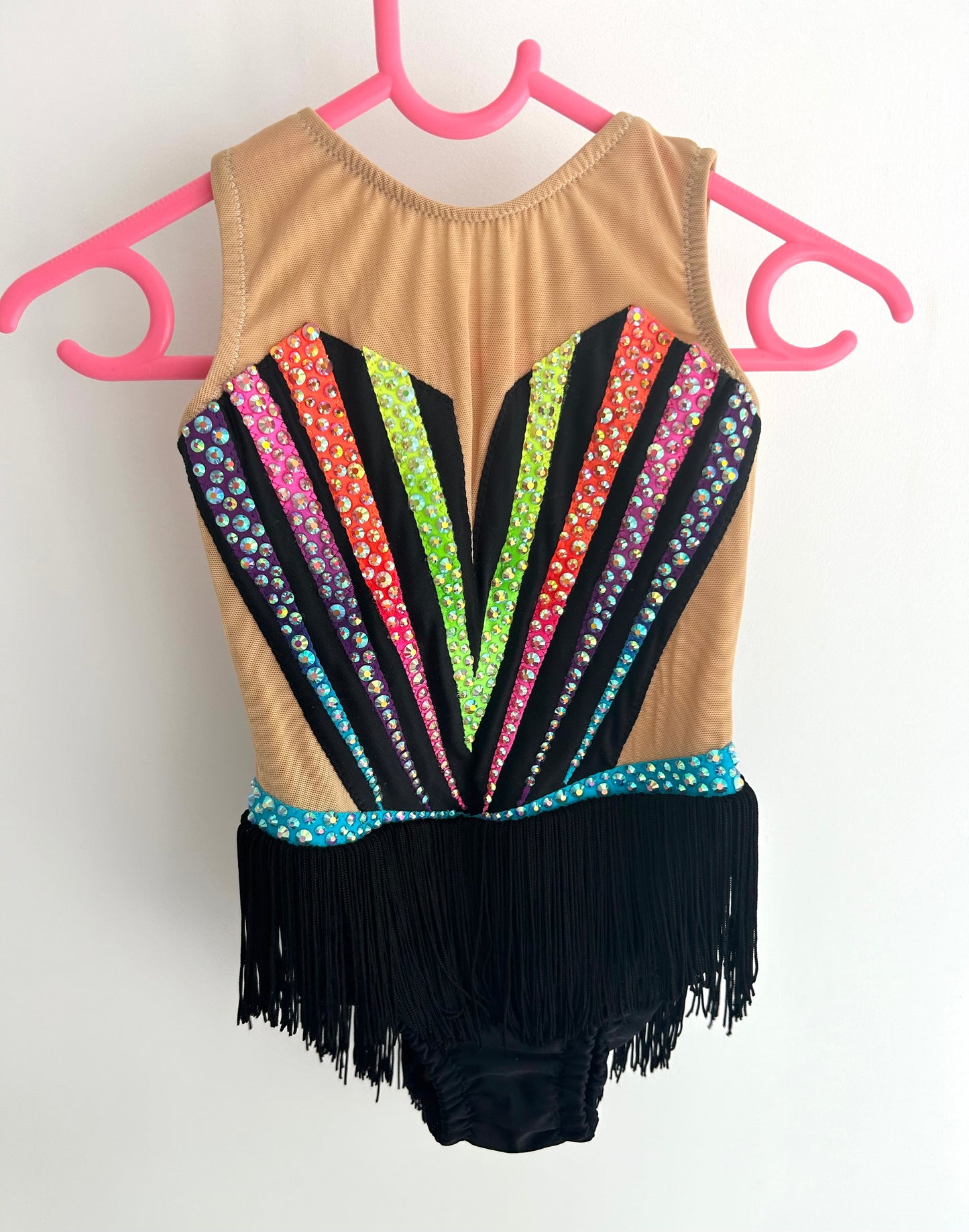 Maillot de colores con flecos ~ Talla 4