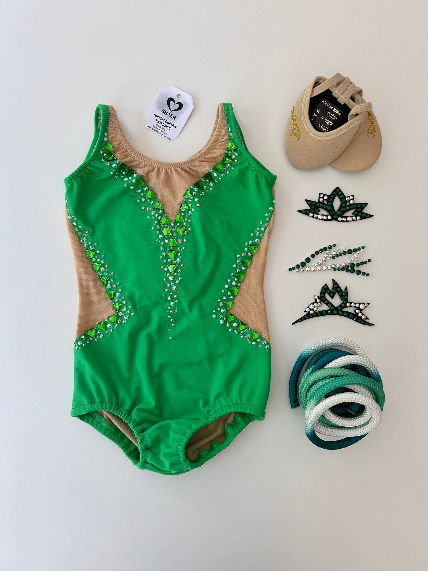 Maillot verde ~ Talla 8