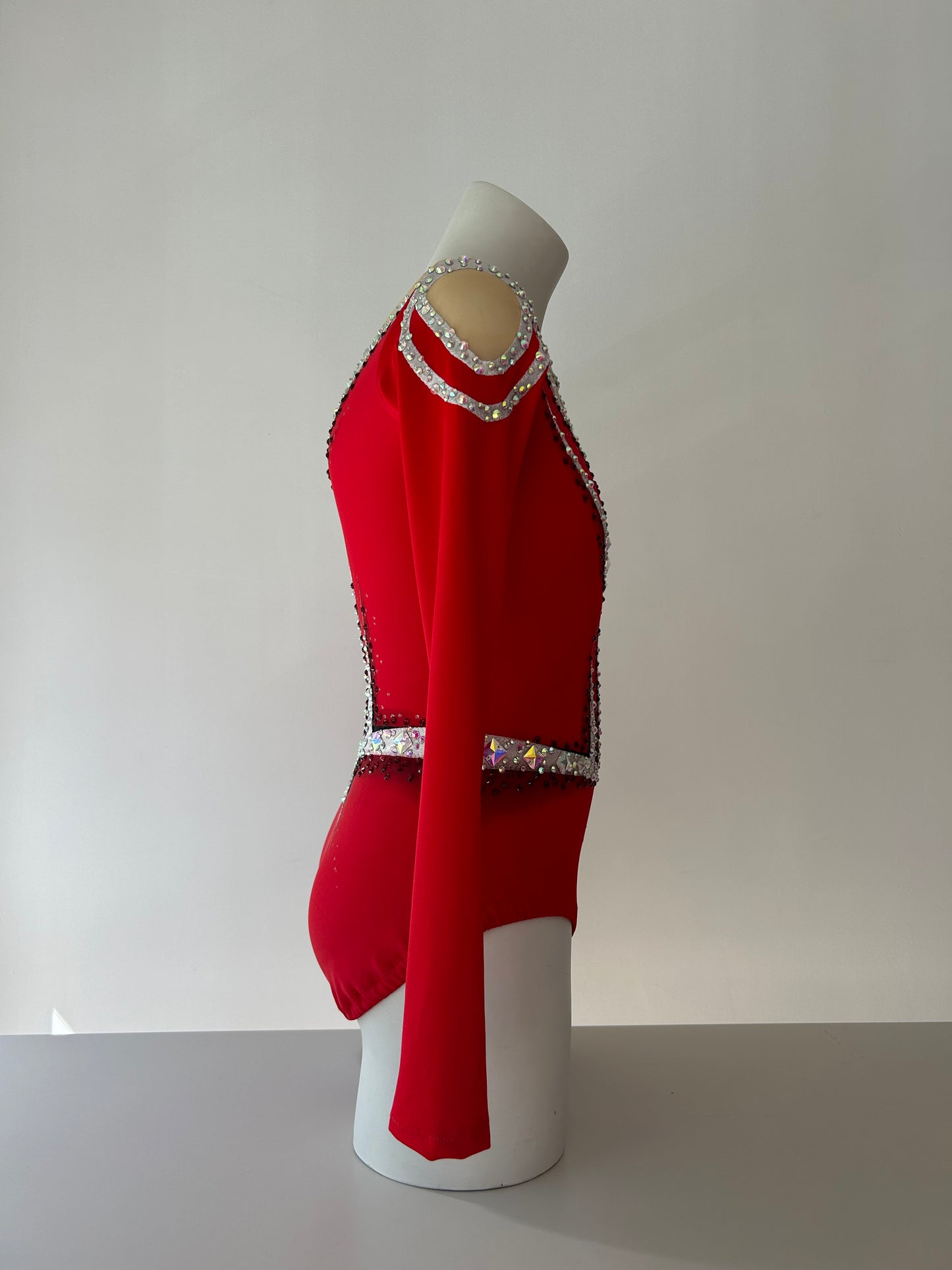 Maillot rojo y plata ~ Talla 14
