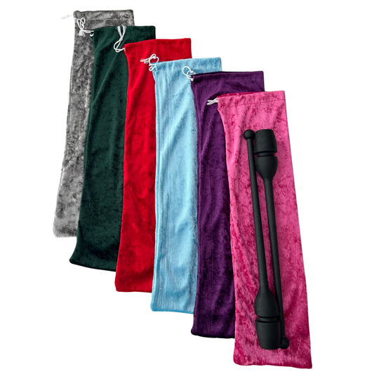 Funda de mazas de terciopelo (personalizable)