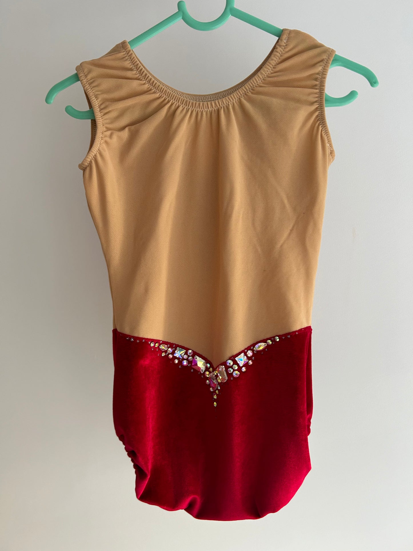 Maillot granate terciopelo ~ Talla 12