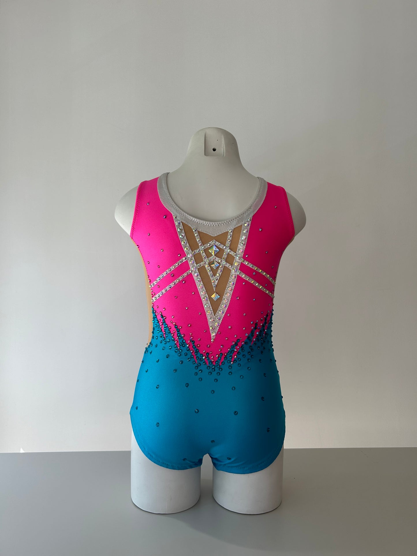 Maillot azul y rosa~ Talla 8