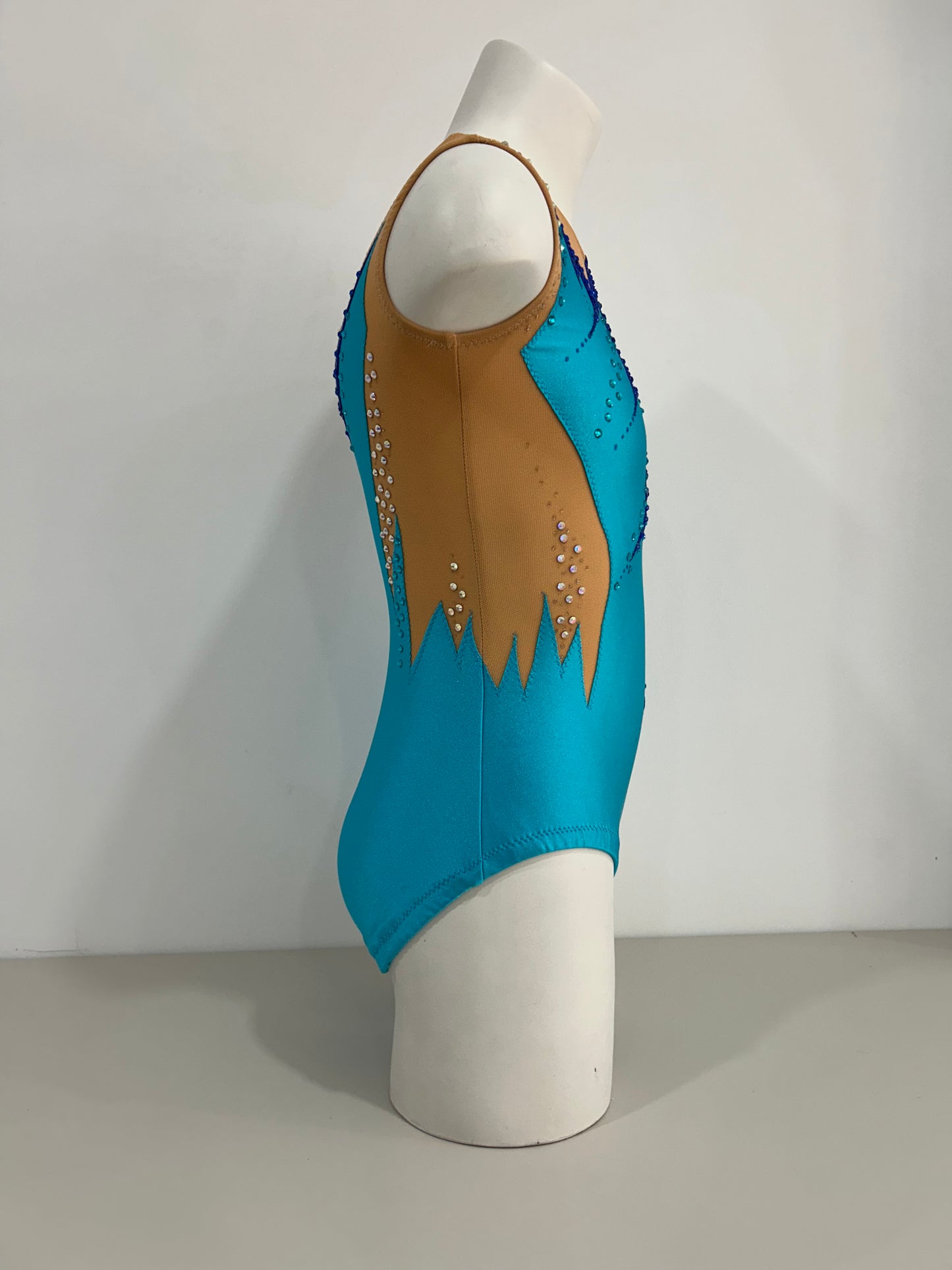 maillot competicion gimnasia ritmica en madrid y online malla mallas mayot maiot mallots en venta comprar online shaer azul carne en venta