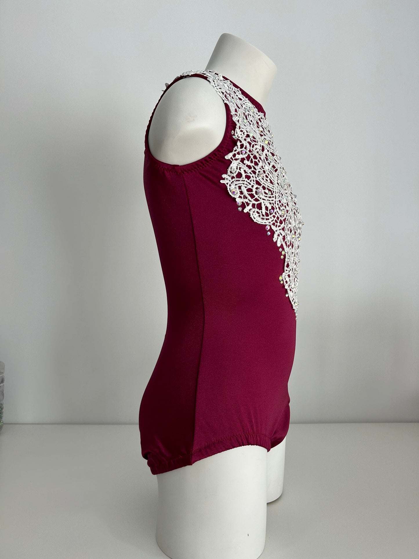 Maillot color vino ~ Talla 16