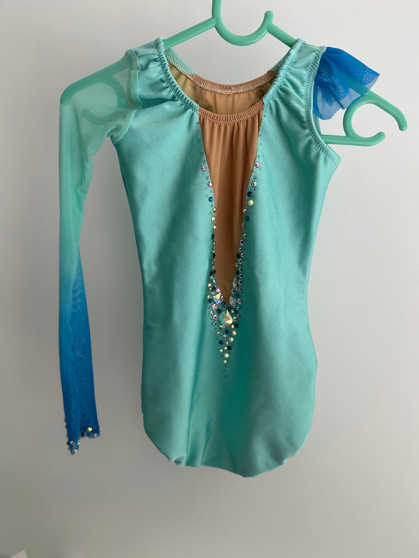 Maillot azul claro degradado ~ Talla 6