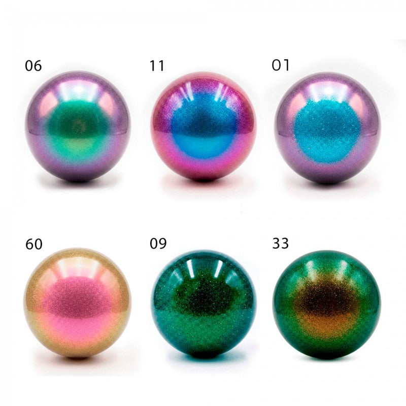 Pelota competición caucho glow iridiscente Amaya