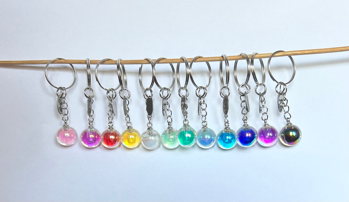 Llavero de todos los colores mini pelota gimnasia rítmica