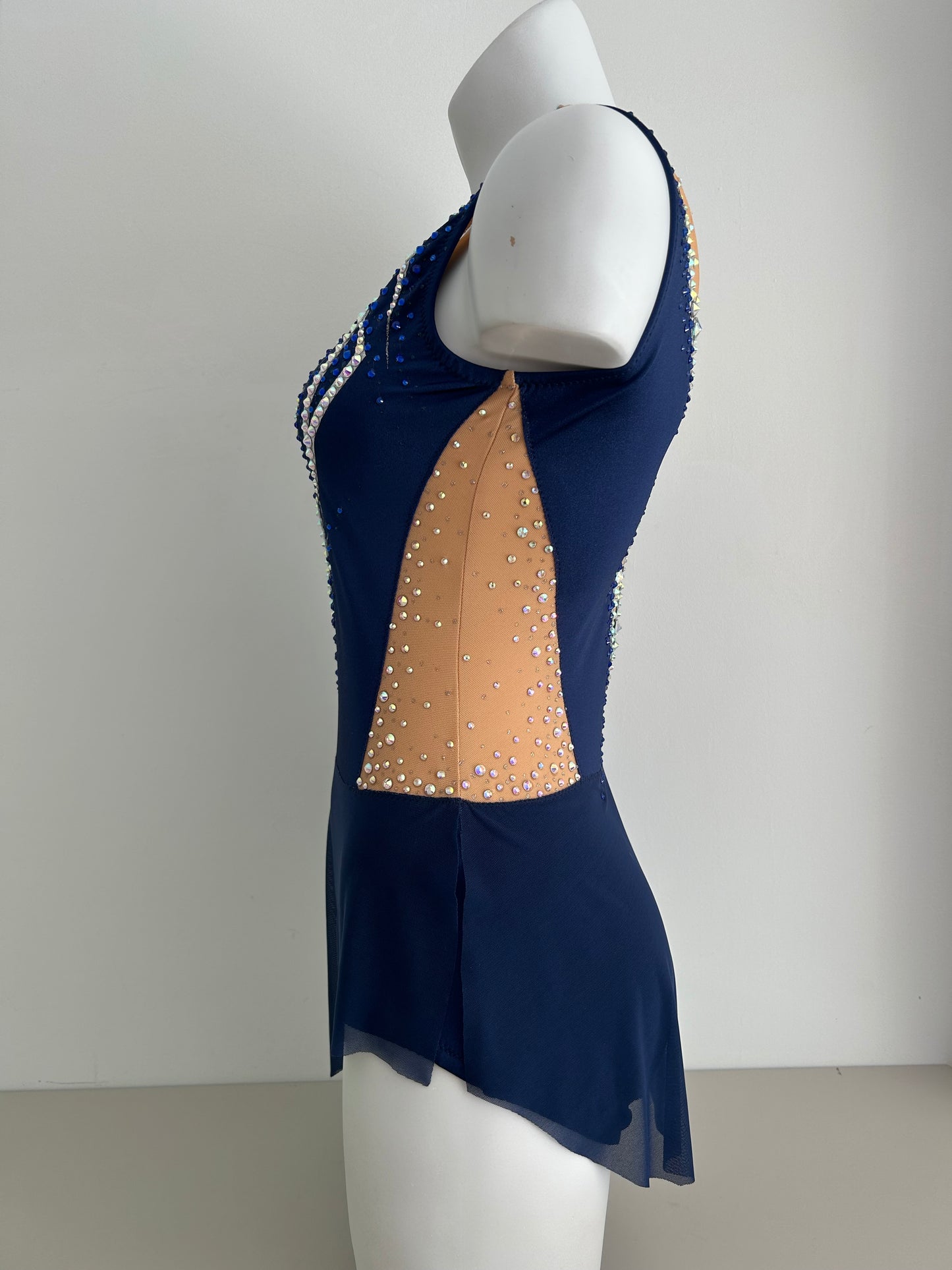 Maillot_de_competicion azul oscuro marino y plateado plata malla_mallot_maillots_shaer_tienda_de_gimnasia_ritmica_en_madrid_maillots_de_competicion_en_venta_disponibles_en_Madrid_Espa_a_y_online