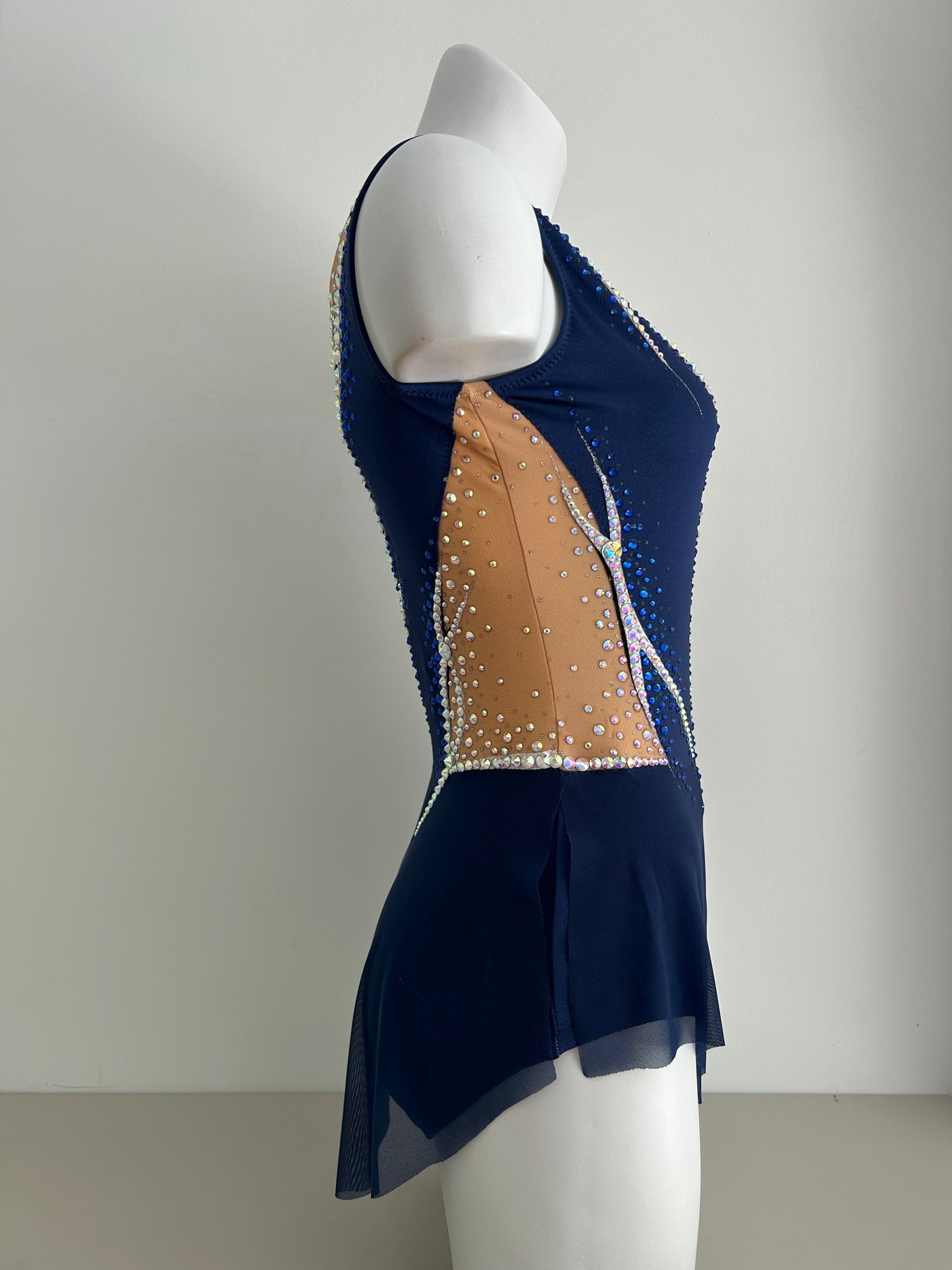 Maillot_de_competicion azul oscuro marino y plateado plata malla_mallot_maillots_shaer_tienda_de_gimnasia_ritmica_en_madrid_maillots_de_competicion_en_venta_disponibles_en_Madrid_Espa_a_y_online