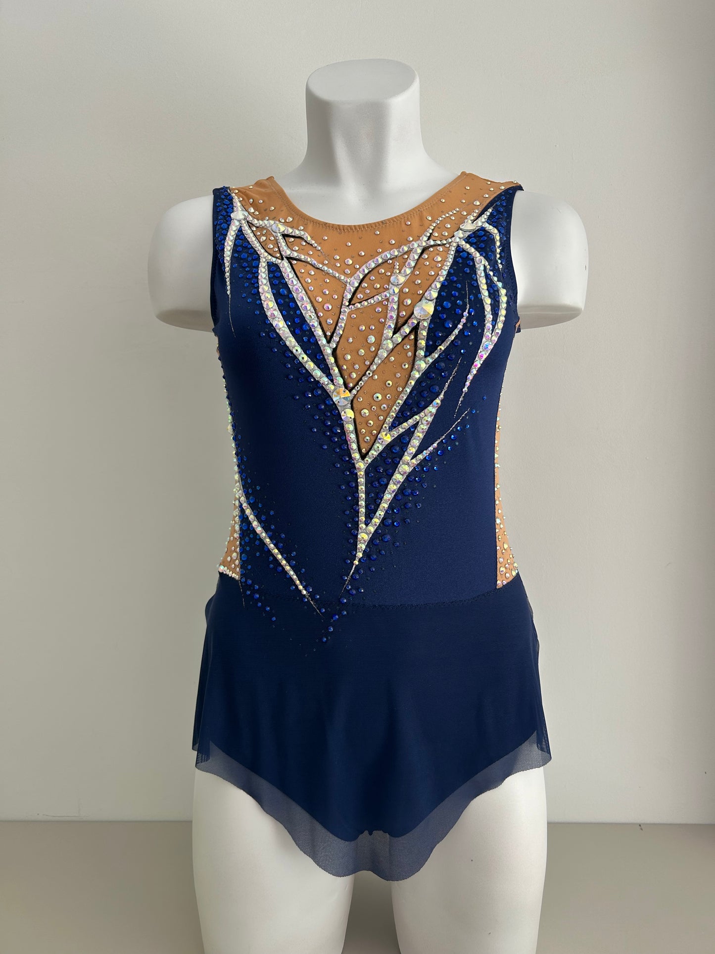 Maillot_de_competicion_detalles azul oscuro marino y plateado plata malla_mallot_maillots_shaer_tienda_de_gimnasia_ritmica_en_madrid_maillots_de_competicion_en_venta_disponibles_en_Madrid_Espa_a_y_online