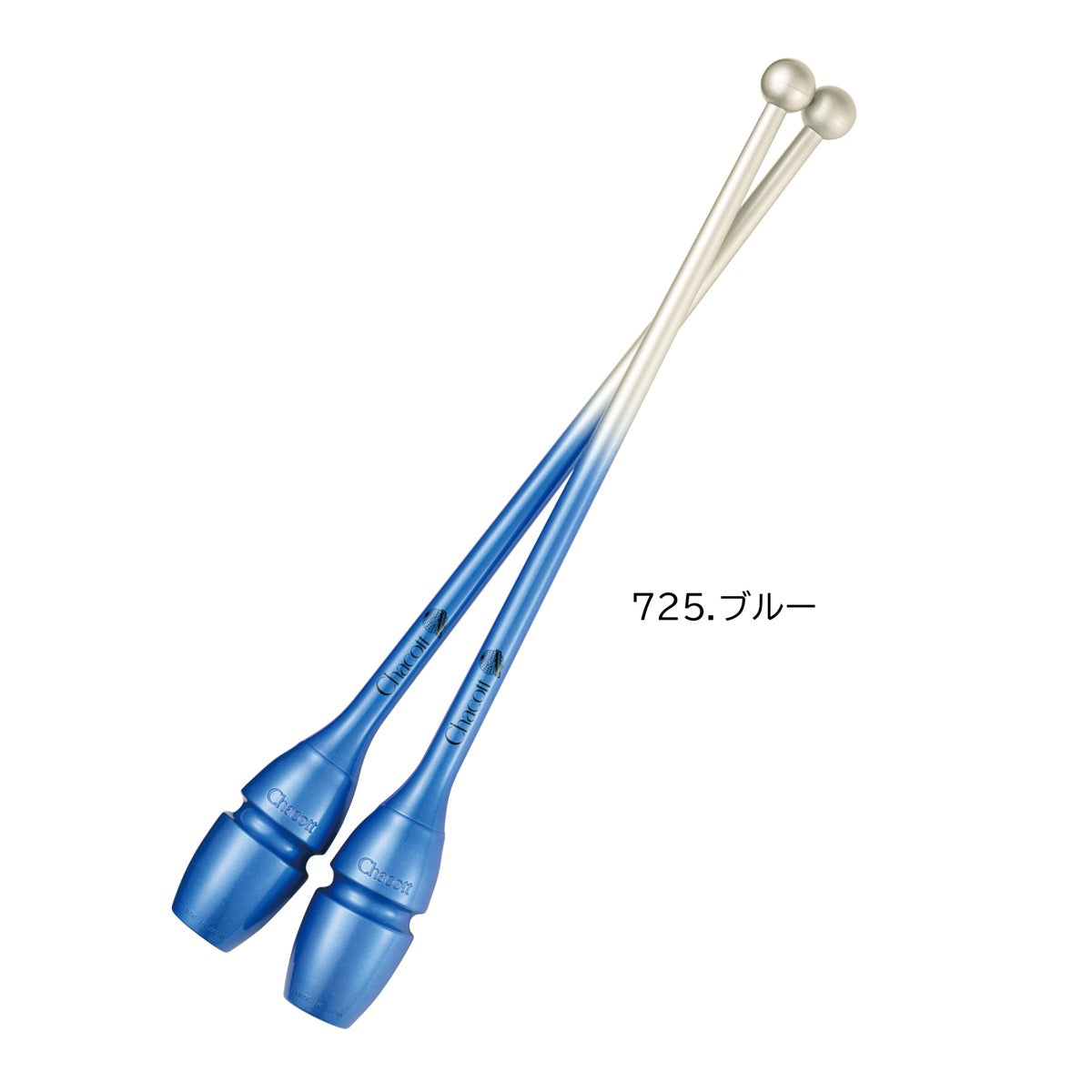 Mazas degradadas Chacott plata azul 41 cm 45 cm fig gimnasta shaer tienda de gimnasia rítmica en Madrid
