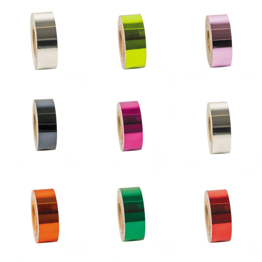 forro tiras adhesivas decorar gimnasia ritmica efecto espejo marca amaya color plata verde lila negro fucsia rosa lata naranja rojo