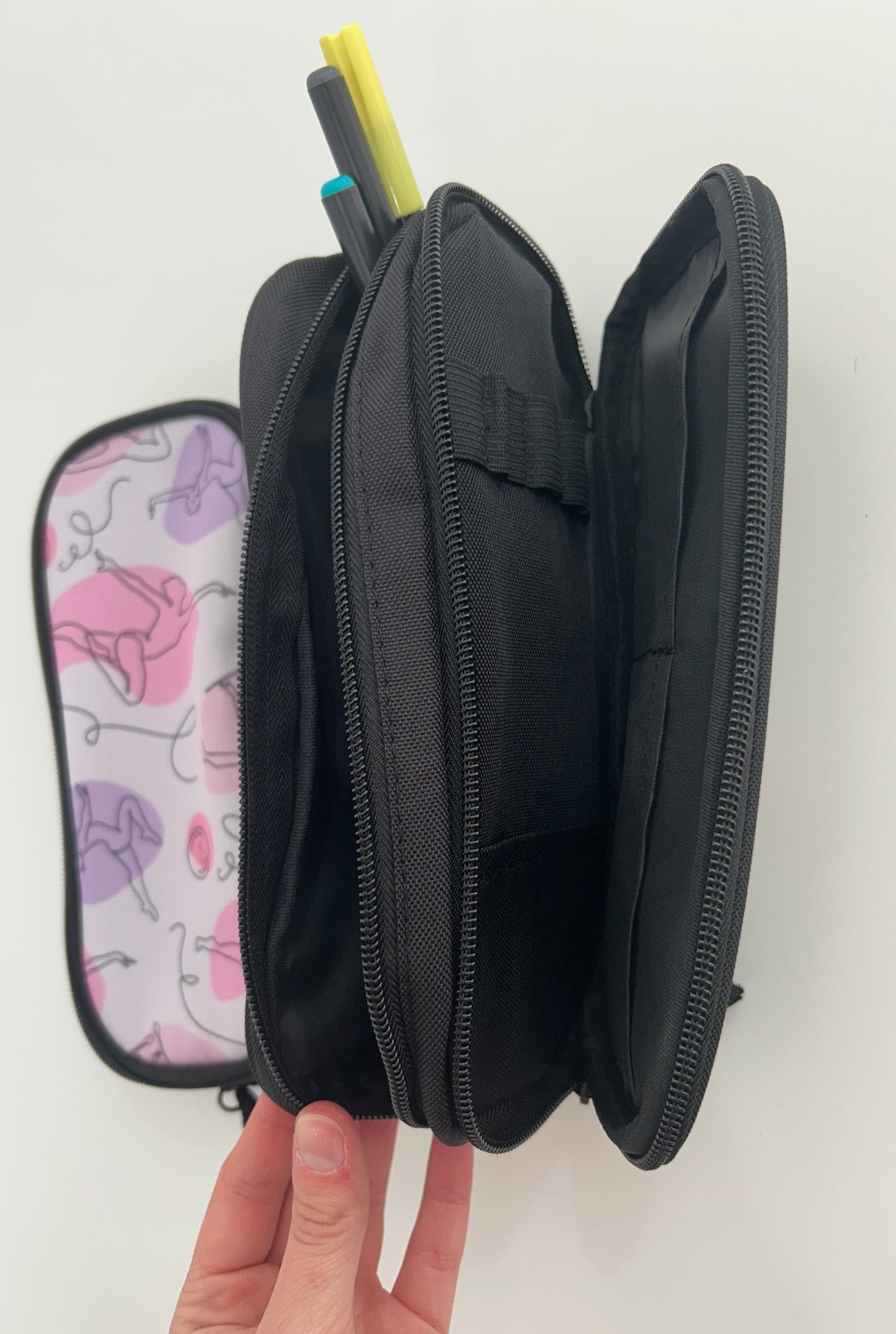 Estuche de doble bolsillo para gimnastas