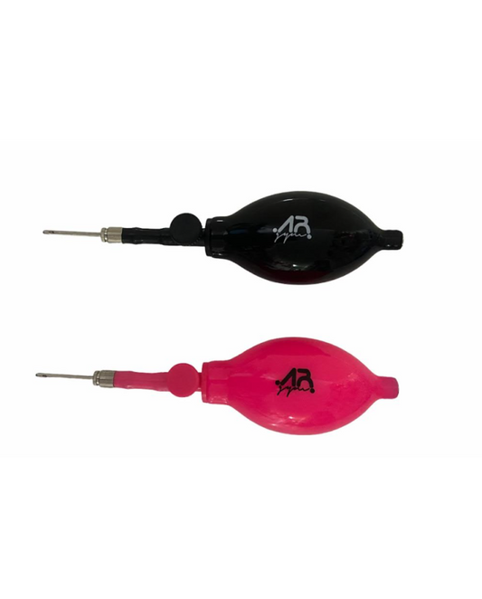 hinchar pelota de gimnasta gimnasia ritmica rosa y negro fucsia