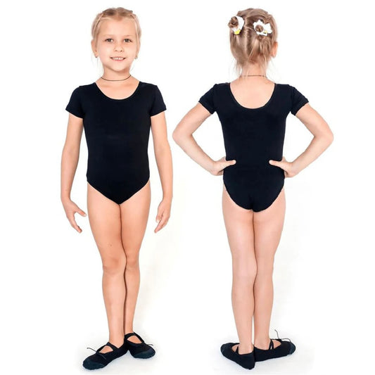 malla mallot barato de gimnasia ritmica color negro para actuacion de gimnasia ritmica niña gimnasta shaer tienda en madrid españa envios