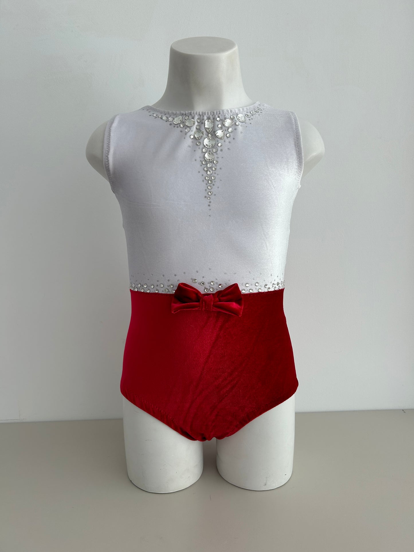 Maillot malla mallot Madrid de terciopelo estilo Mary poppins pajarita lazo rojo