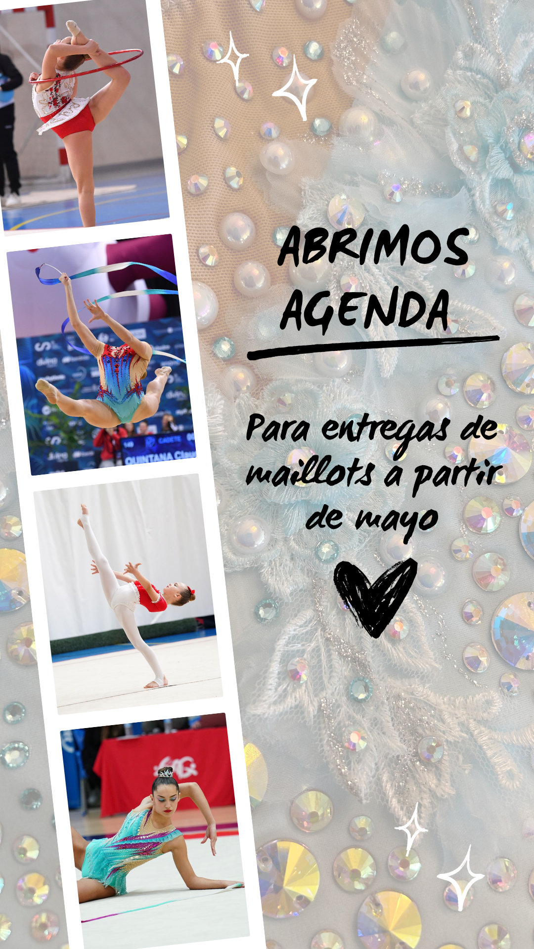 encargar maillot de gimnasia ritmica madrid personalizado hecho a mano