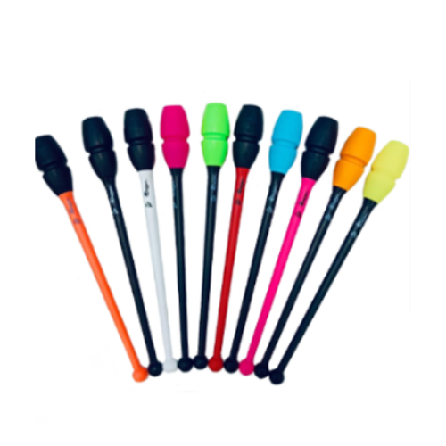 mazas de competicion de gimnasia ritmica venturelli engarzable colores