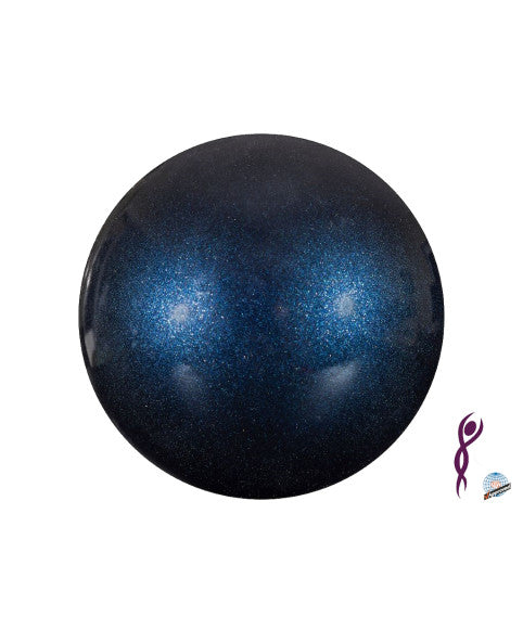 pelota venturelli glitter gimnasia ritmica azul oscuro marino