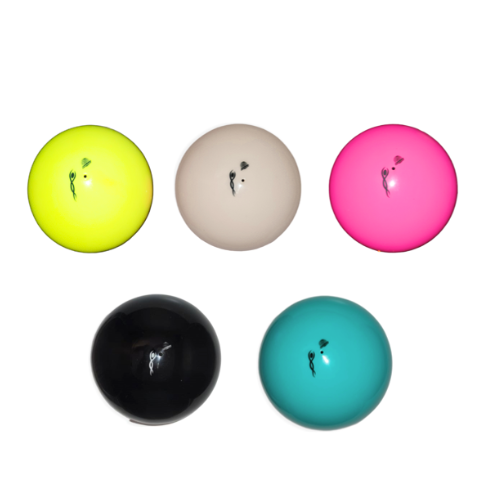 pelotas de gimnasia ritmica venturelli monocolor color liso amarillo neon blanco negro rosa azul turquesa en venta en shaer tienda en madrid y online