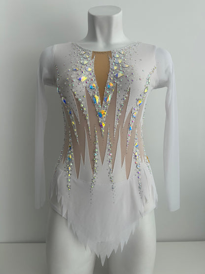 Maillot blanco con mangas~ talla S
