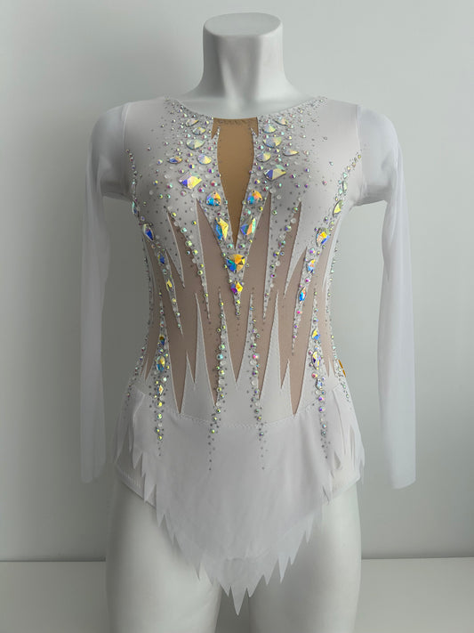 Maillot blanco con mangas~ talla S