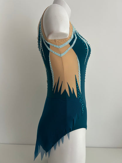 Maillot petróleo y celeste ~ Talla S