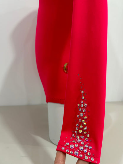 Maillot fucsia con corazón ~ Talla 10