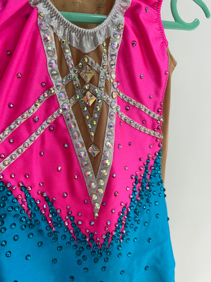 Maillot azul y rosa~ Talla 8