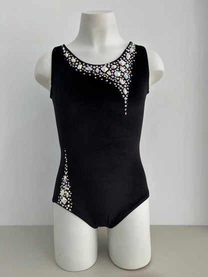 Maillot negro terciopelo ~ Talla 12