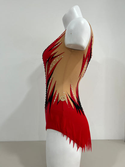 Maillot rojo y negro~ Talla S