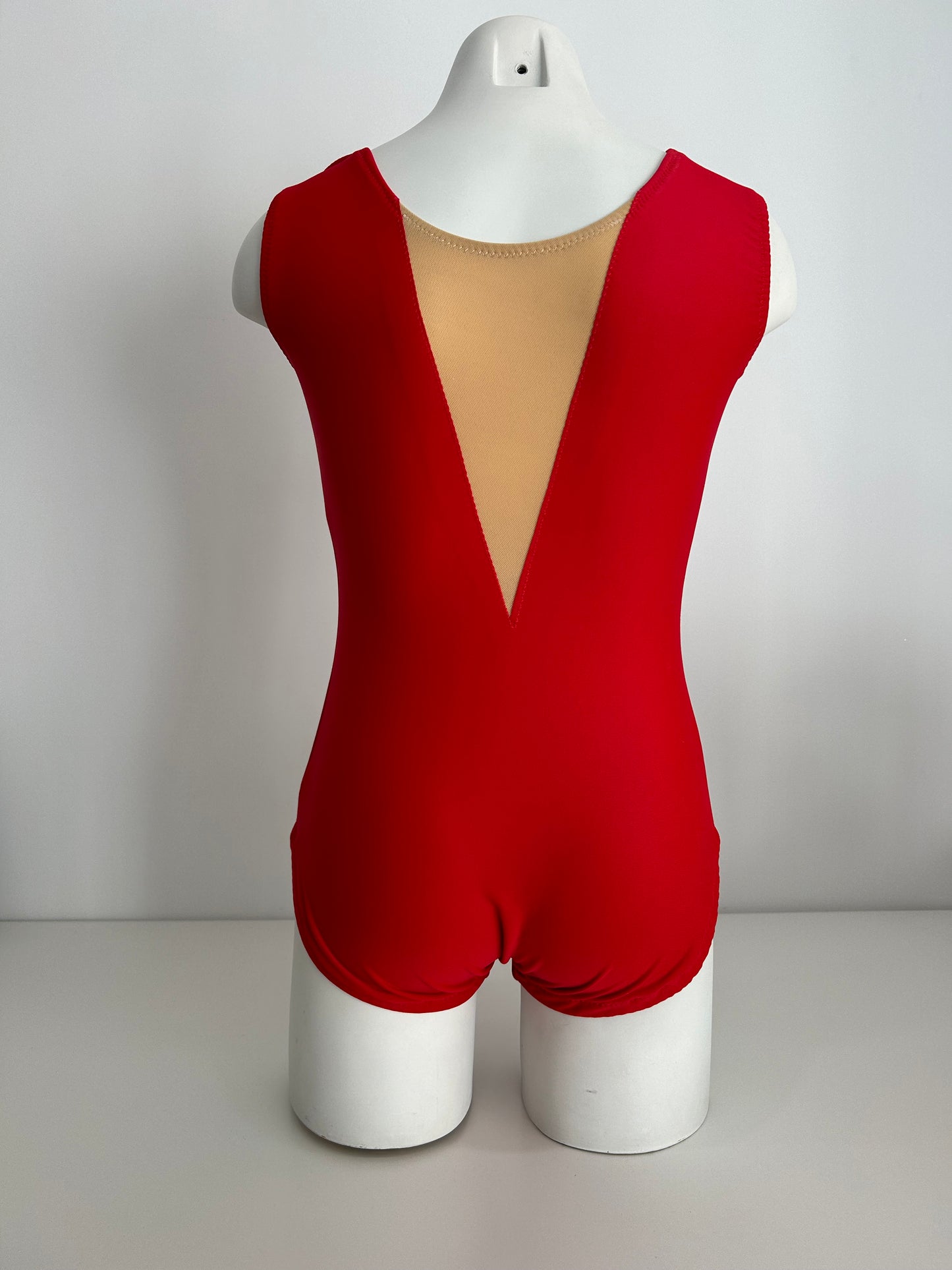 Maillot rojo con flores~ Talla 14