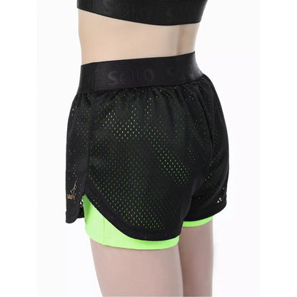 Pantalón doble capa Solo (rosa,amarillo,negro y verde)